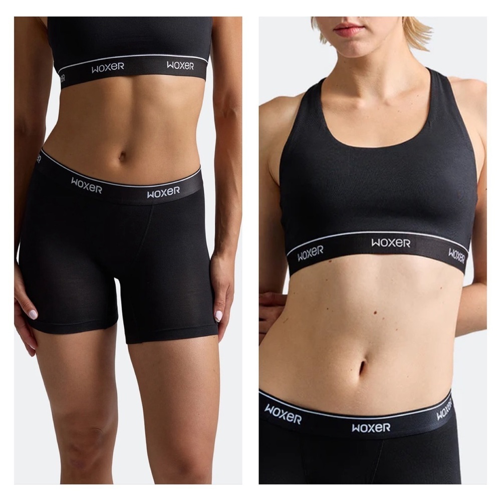 Woxer Logo Black Underwear Set Pad Liner Baller & Boss 2.0